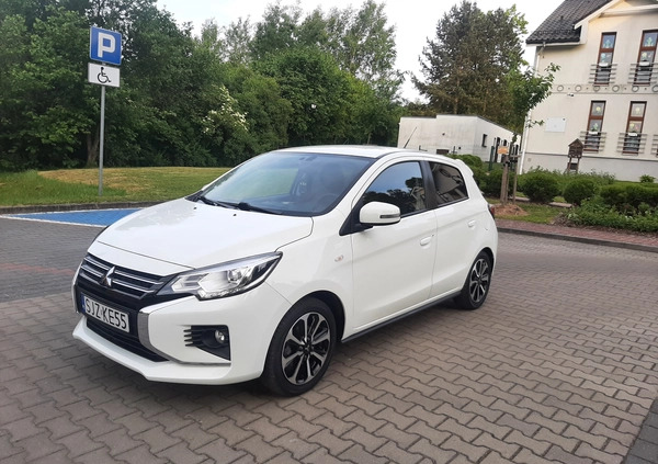 Mitsubishi Space Star cena 43500 przebieg: 45000, rok produkcji 2021 z Konin małe 436